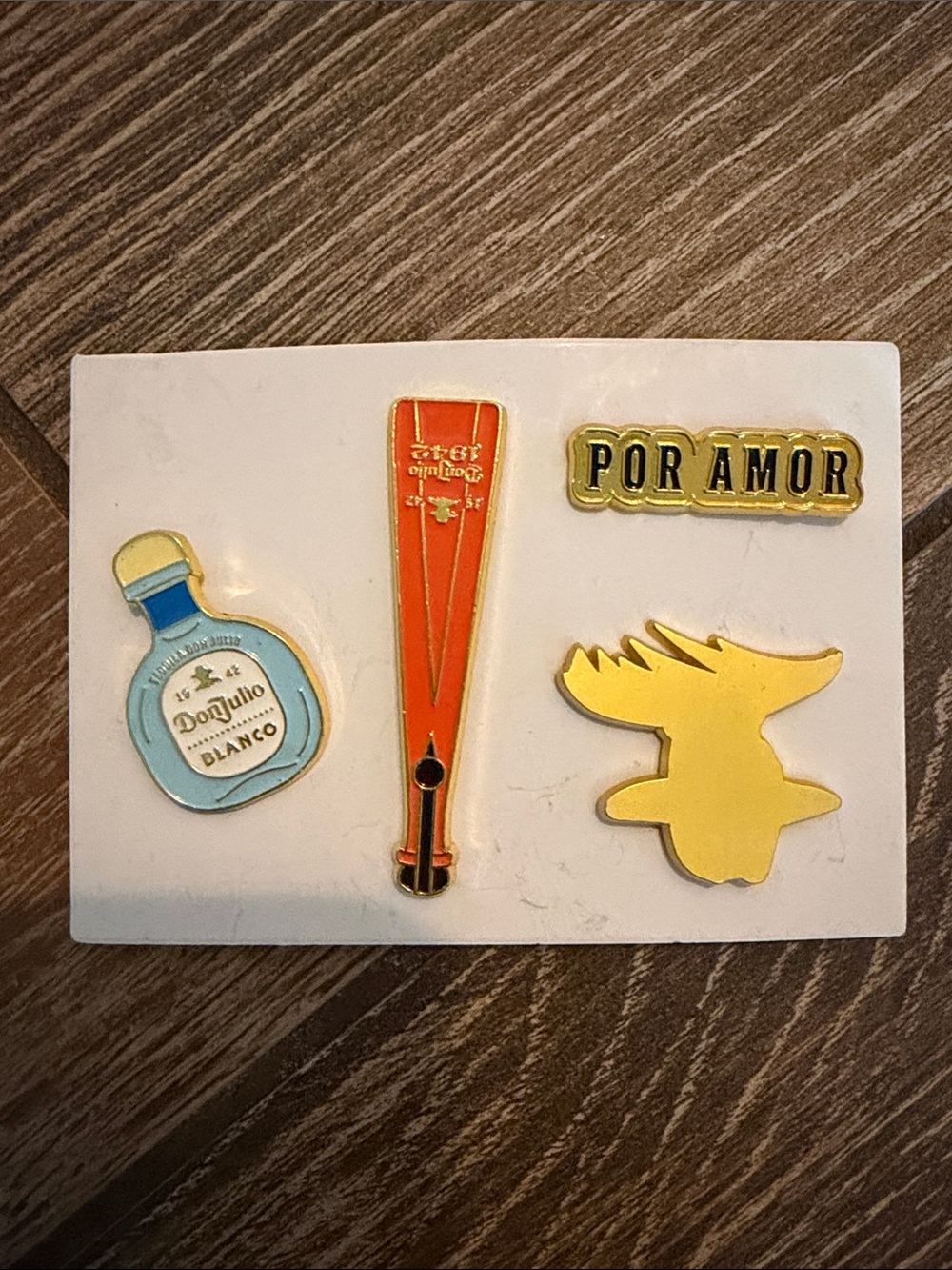 Don Julio Tequila 4 Piece Pin Set
